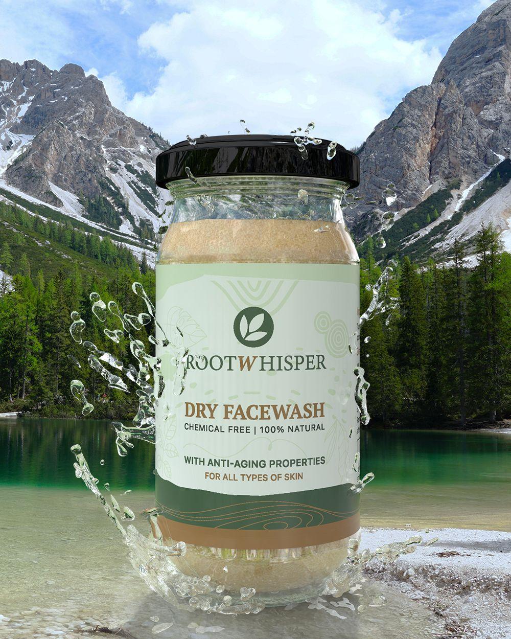 RootWhisper Organic Dry facewash